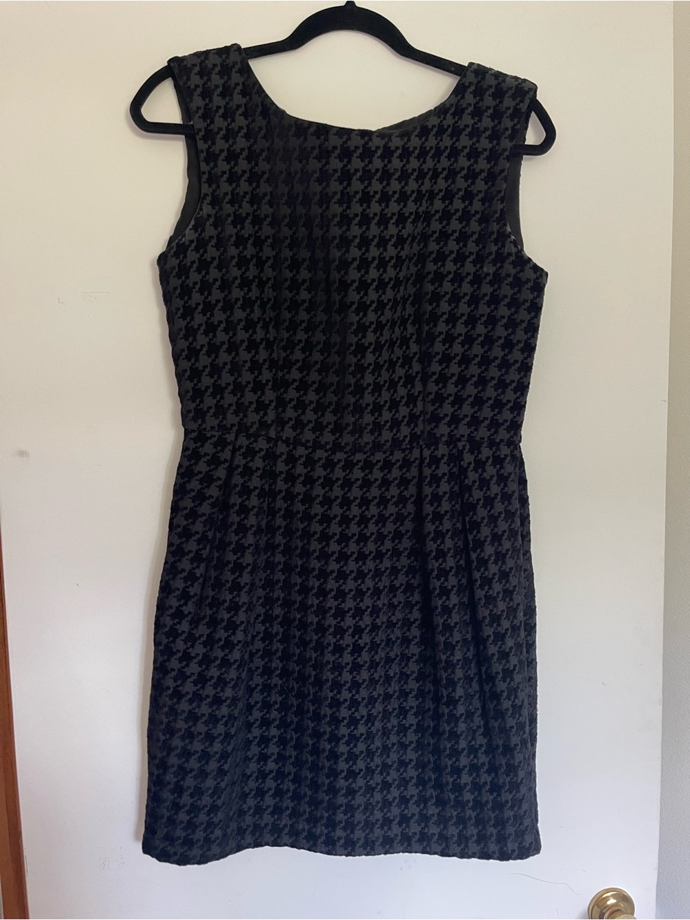 Vintage American Apparel Houndstooth Fit & Flare Dress